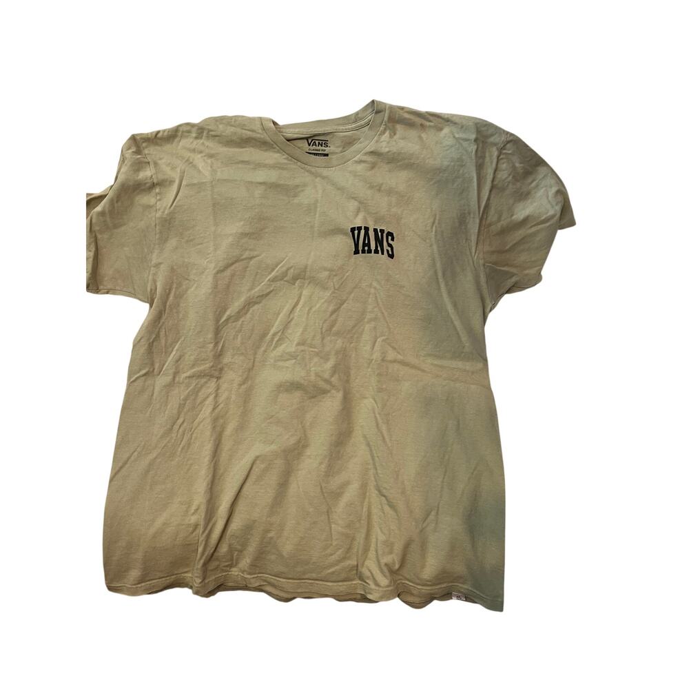Vans Off The Wall Beige T-Shirt Mens XXL